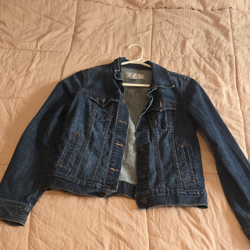 Old Navy Dark Blue Denim Jean Jacket
